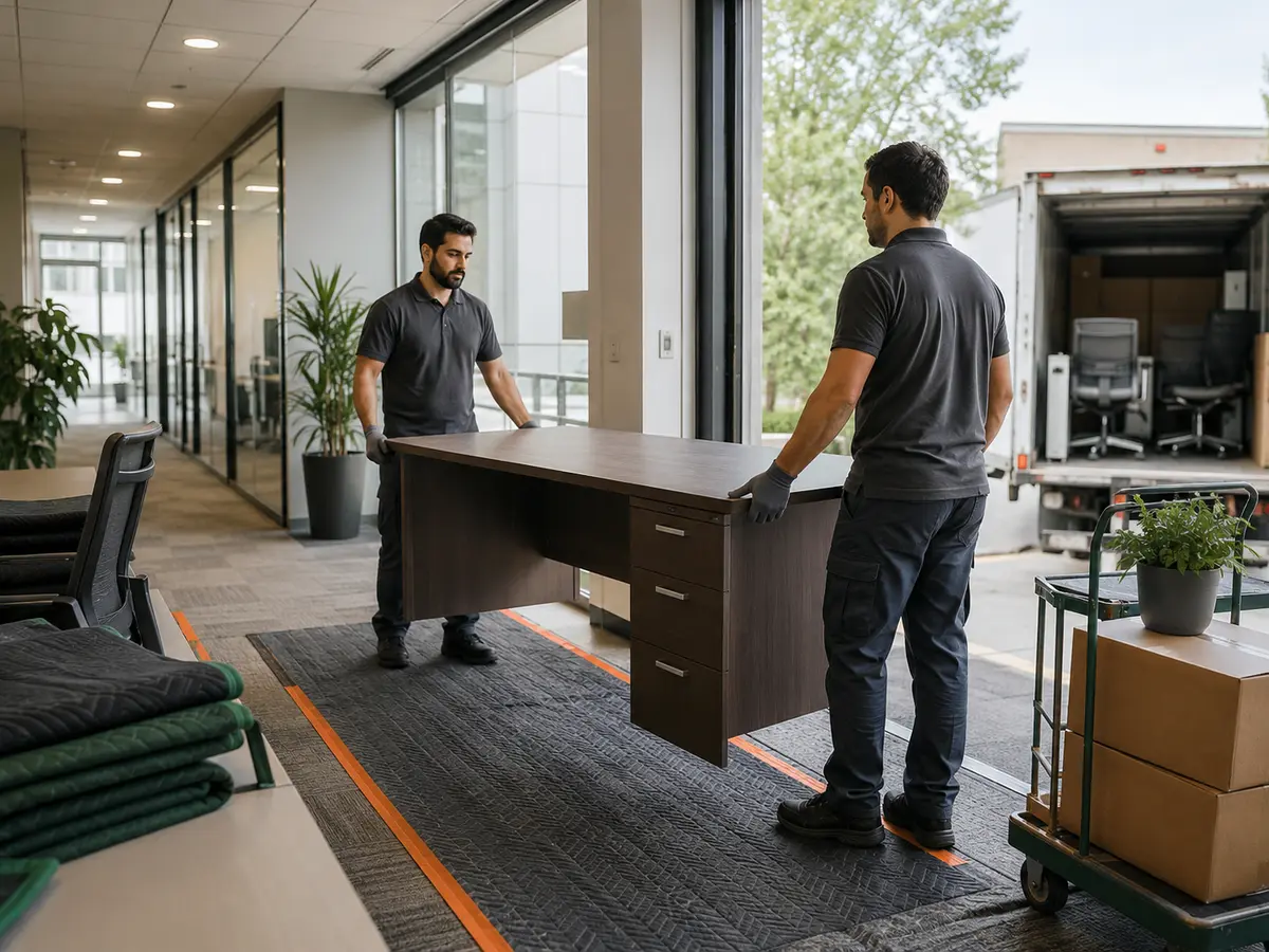 Professional commercial property cleanout